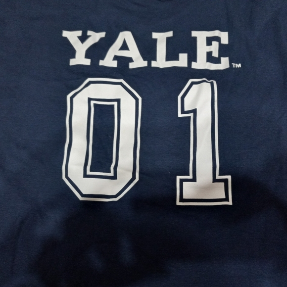 Yale University Navy Blue Crop Top - Picture 3 of 6